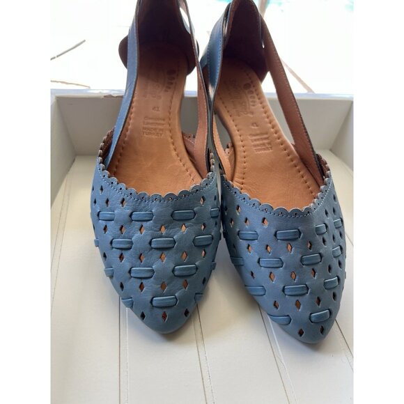 Spring Step Leather Pointy Toe Flats Delorse Size 9.5 - Picture 1 of 14